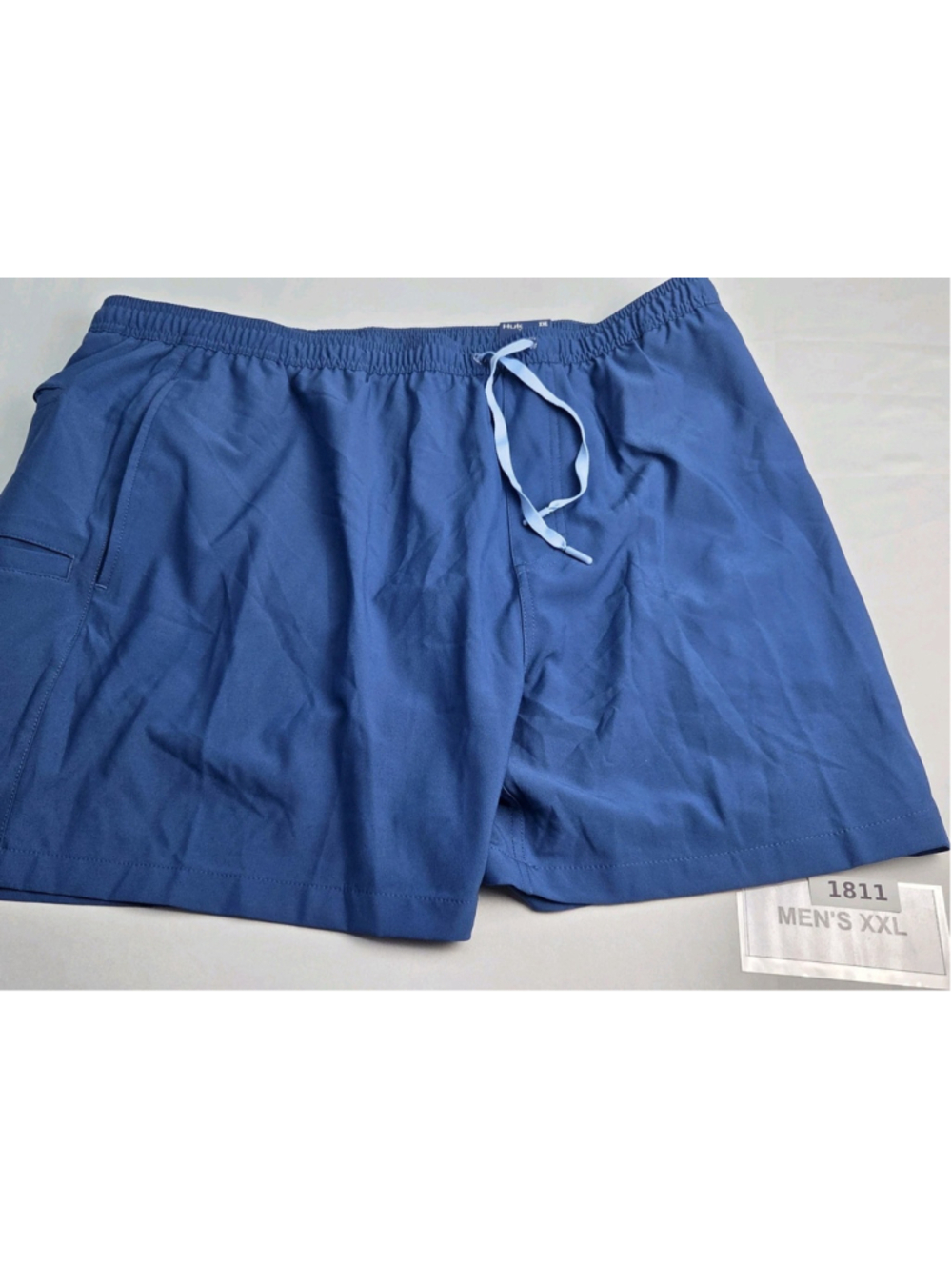 Huk Mens XXL Performance Fishing Shorts Blue Mesh Lined Drawstring NWT New #1811